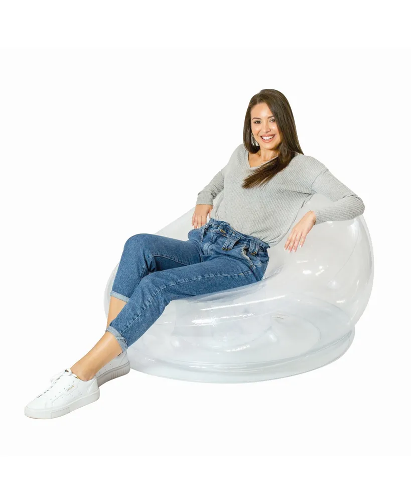 PoolCandy's AirCandy Inflatable Clear Chair