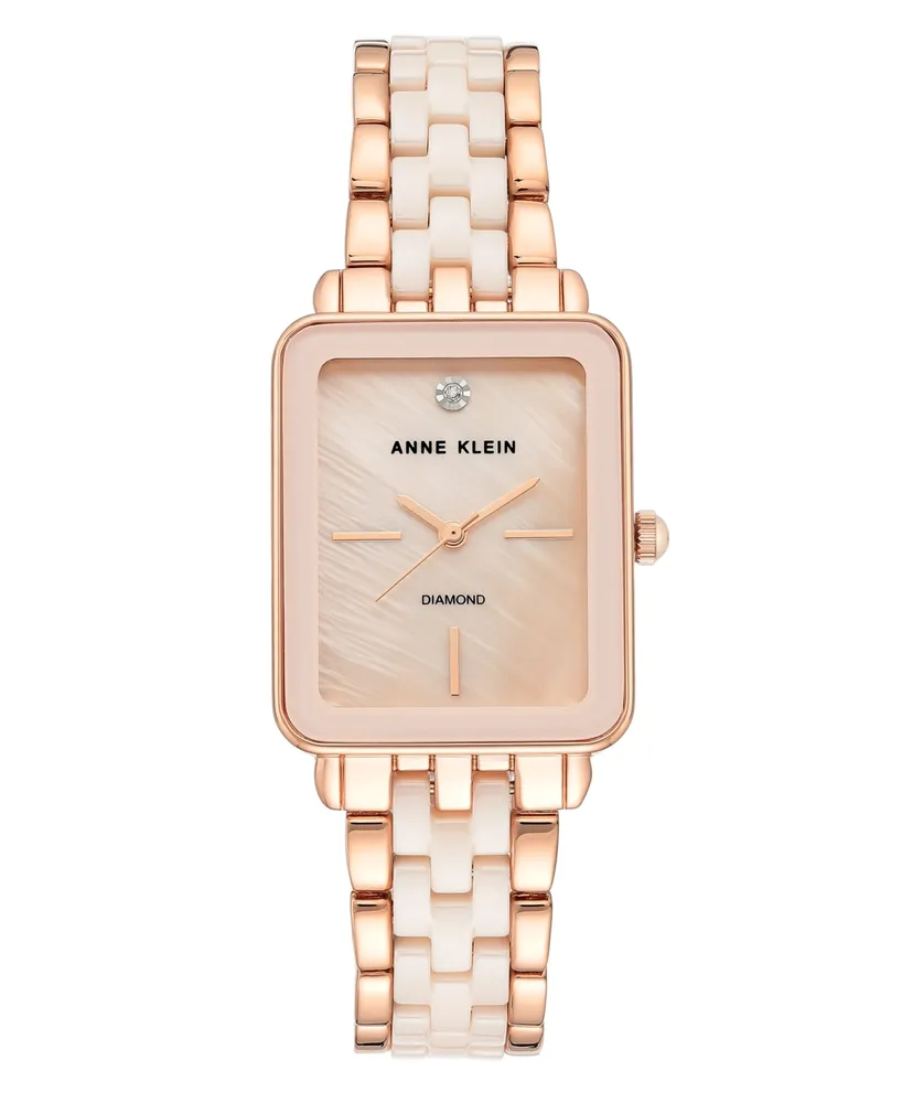 Anne Klein Genuine Diamond Dial Rose Gold