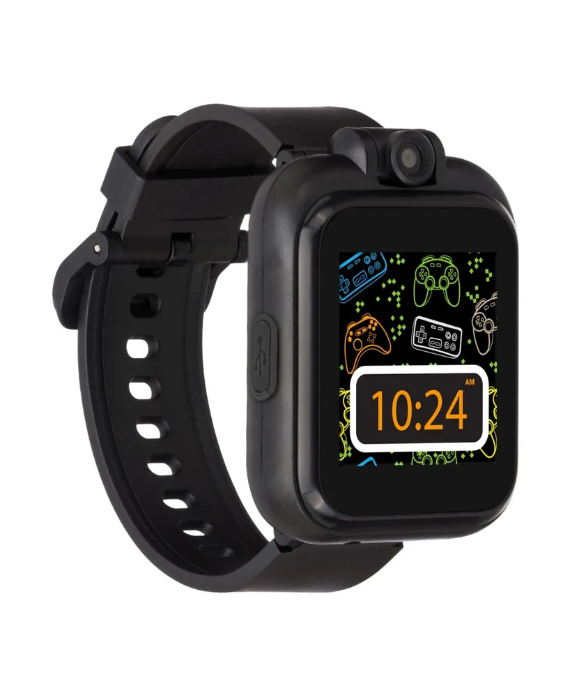 Kid's Playzoom 2 Solid Black Tpu Strap Smart Watch 41mm