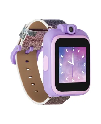 Kid's Playzoom 2 Pink and Purple Glitter Tpu Strap Smart Watch 41mm