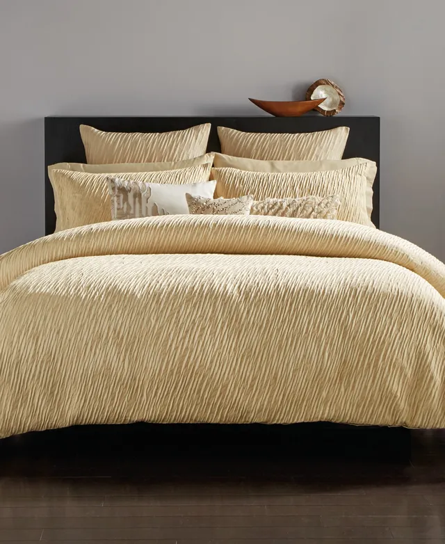 Donna Karan Home Gold Dust Duvet Cover, Full/Queen