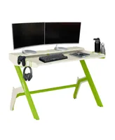 Techni Sport Ergonomic Computer Gaming Desk Workstation