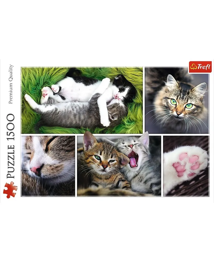Jigsaw Puzzle Just Cat Things Collage, 1500 Piece