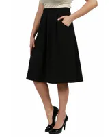 Women's Plus Classic Knee Length Skirt