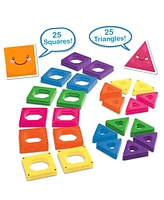 Discovery Kids Toy Magnetic Tiles 50 Piece