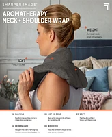 Sharper Image Warming & Cooling Aromatherapy Neck Shoulder Wrap Pad
