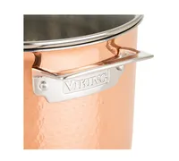 Viking 3-Ply Hammered Copper Clad 10-Pc. Cookware Set