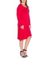 Women's Plus Flared Dress