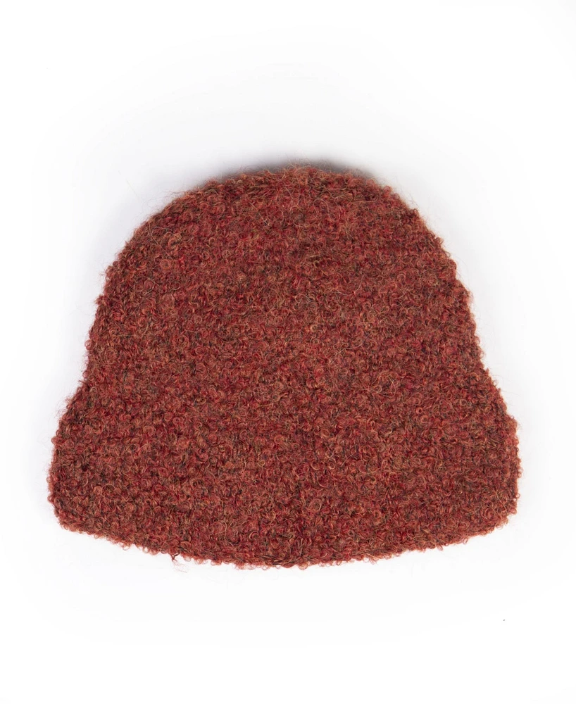 Simply Natural Women's Alpaca Boucle Peruvian Beanie