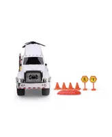 FunRise Mighty Fleet Titans Flatbed Truck with Helicopter