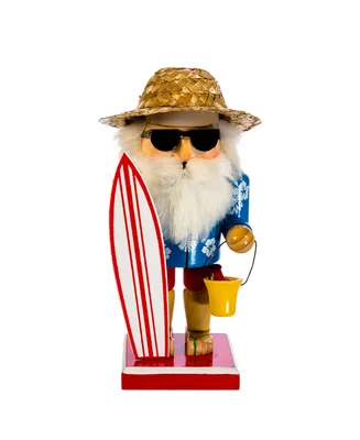 Kurt Adler 8" Surfer Santa Nutcracker