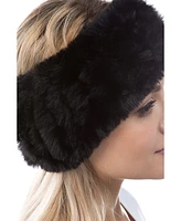 Marcus Adler Women's Plush Faux Fur Stretch Headband