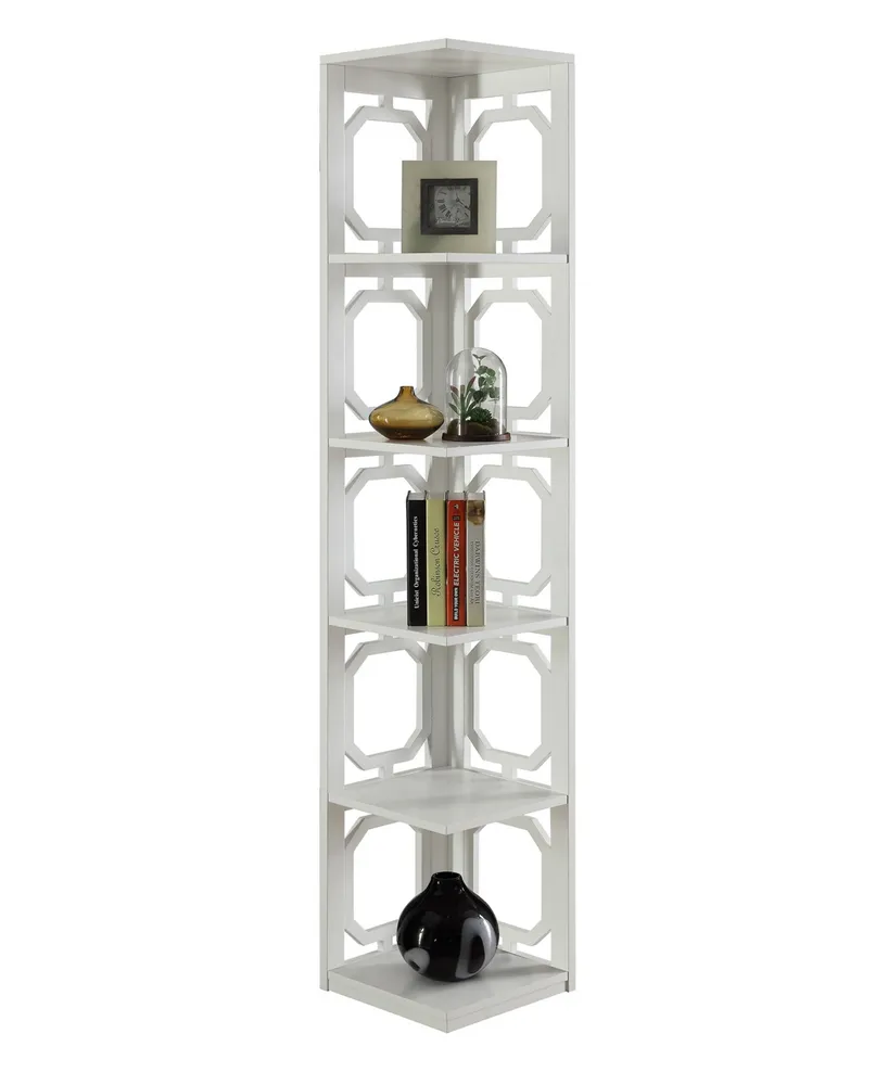 Omega 5 Tier Corner Bookcase
