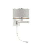 Park Ridge 1 Light Swing Arm Wall Lamp - Silver