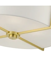 Wesley 4 Lights Semi Flush