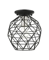 Geometric 1 Light Flush Mount