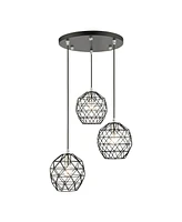 Geometric 3 Lights Pendant