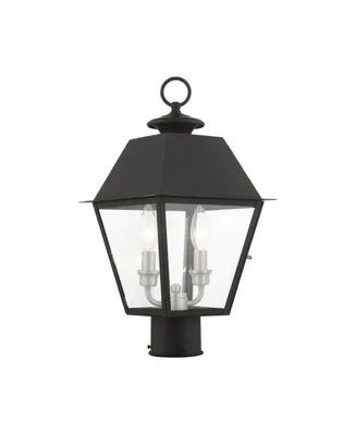 Mansfield 2 Lights Outdoor Post Top Lantern