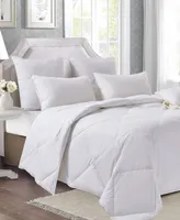 Unikome Lightweight 360 Thread Count Extra Soft Down and Feather Fiber Comforter with Duvet Tabs