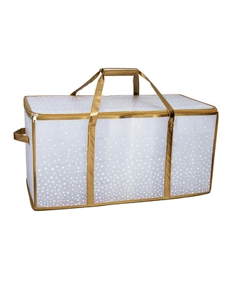 Simplify 128 Count Ornament Storage Organizer in Gold