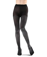 MeMoi Women's Liquid Metal Opaque Tights
