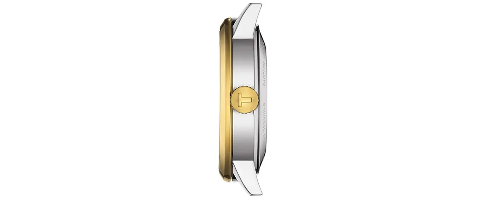 Tissot Men's Swiss Automatic Classic Dream Two-Tone Stainless Steel Bracelet Watch 42mm