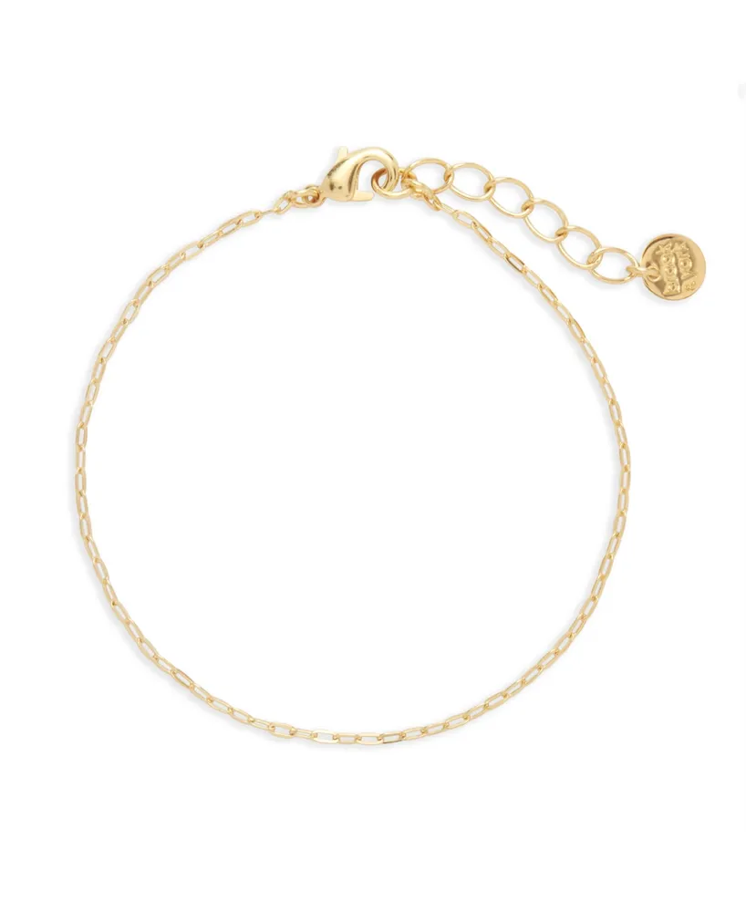 Italian Gold Padlock Charm Bracelet in 14k Gold-Plated Sterling Silver -  Macy's