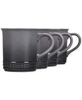 Le Creuset 14 oz. Stoneware Set of Four Coffee Mugs