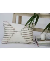 Chicos Home Embroidered Decorative Pillow, 14" x 20"