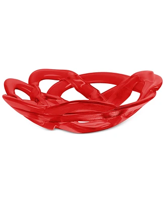 Kosta Boda 12" Colored Basket Bowl