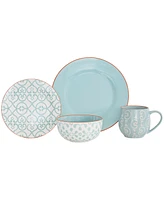 Baum Geo 16 Pc. Dinnerware Set, Service for 4