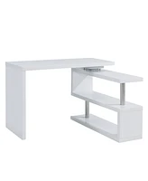 Tara Multifunctional Corner Desk with Shelves