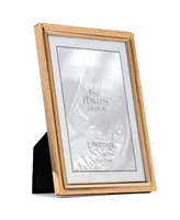 Polished Metal Picture Frame - Bead Border Design, 5" x 7" - Gold