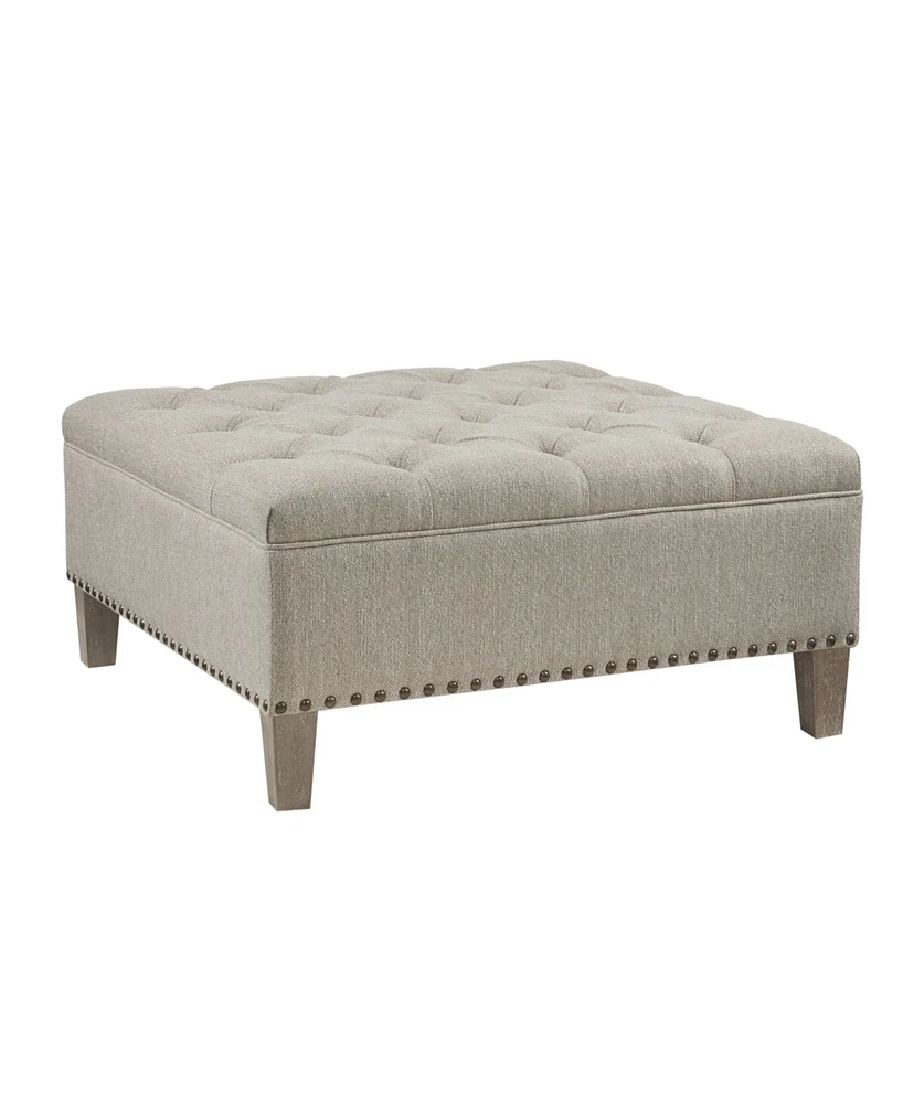 Madison Park Lindsey Tufted Square Cocktail Ottoman