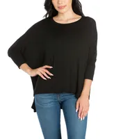 Women's Oversized Long Sleeve Dolman Top