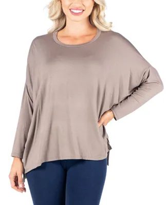 Women's Oversized Long Sleeve Dolman Top