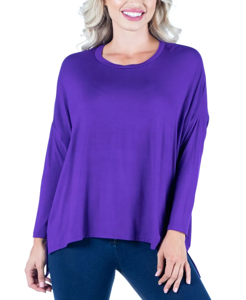 Women's Oversized Long Sleeve Dolman Top