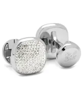 Men's Pave Cufflink and Stud Set