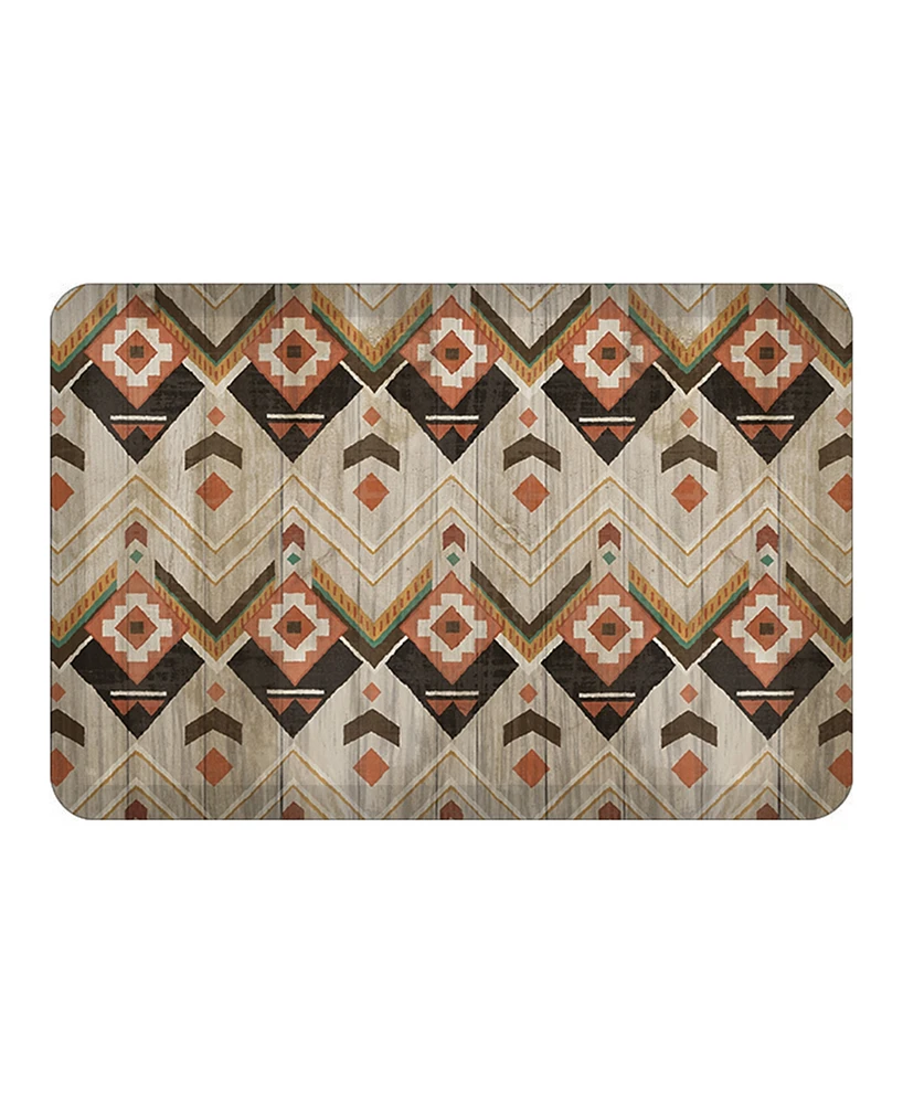 Laural Home Natural Lodge Kitchen Mat