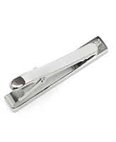 Men's Die Cut Crystal Stainless Steel Tie Clip