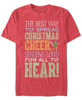 Men's Elf Sing For Cheer Short Sleeve T-shirt