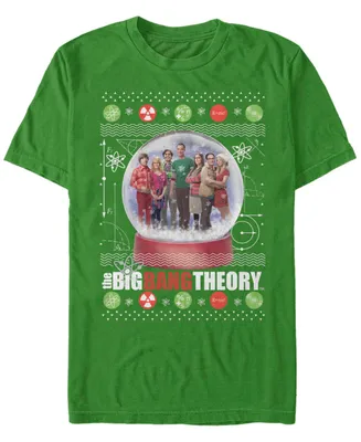 Men's Big Bang Theory Snow Globe Short Sleeve T-shirt
