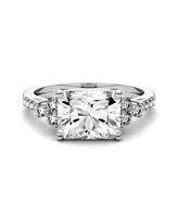 Moissanite Radiant Cut Engagement Ring 2-9/10 ct. t.w. Diamond Equivalent 14k White Gold