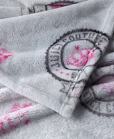 Juicy Couture Plush Throw, 50" x 70"