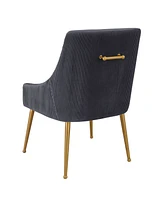 Beatrix Pleated Velvet Side Chair