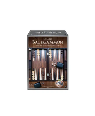 Merchant Ambassador Craftsman Deluxe Wood Backgammon Game Set