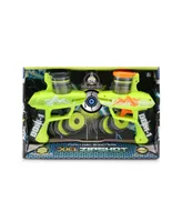 Disc Domination Duel Zip Shot with Foam Disc Shooters - 2 Shooters