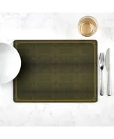 Pimpernel Shagreen Leather Placemats, Set of 4