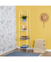 Honey Can Do 5-Tier Matte White Metal Wire Shelving Unit