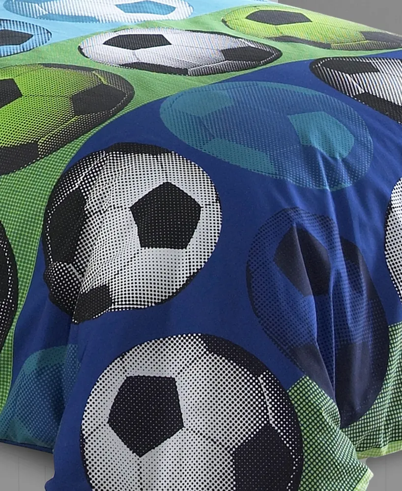 Soccer League 3 Pc Twin Comforter Set